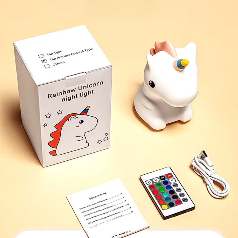 Veilleuse bébé et enfant licorne