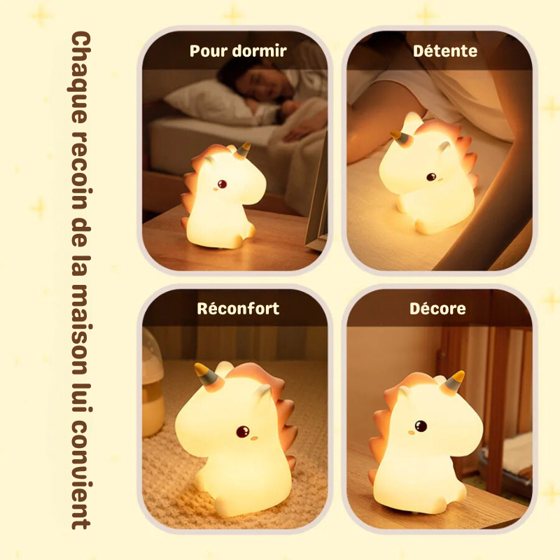 Veilleuse bébé et enfant licorne
