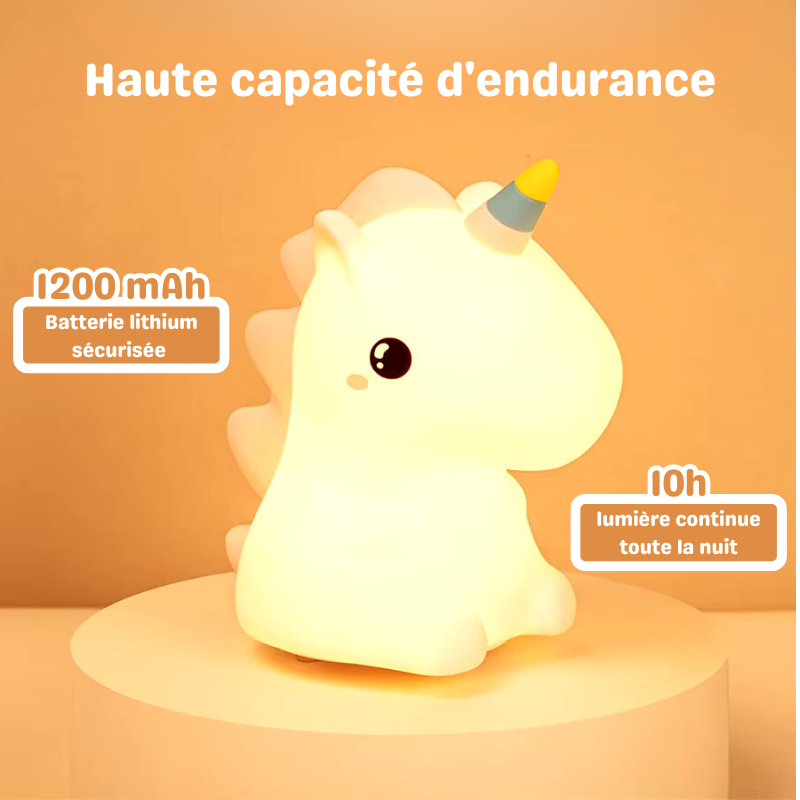 Veilleuse bébé et enfant licorne