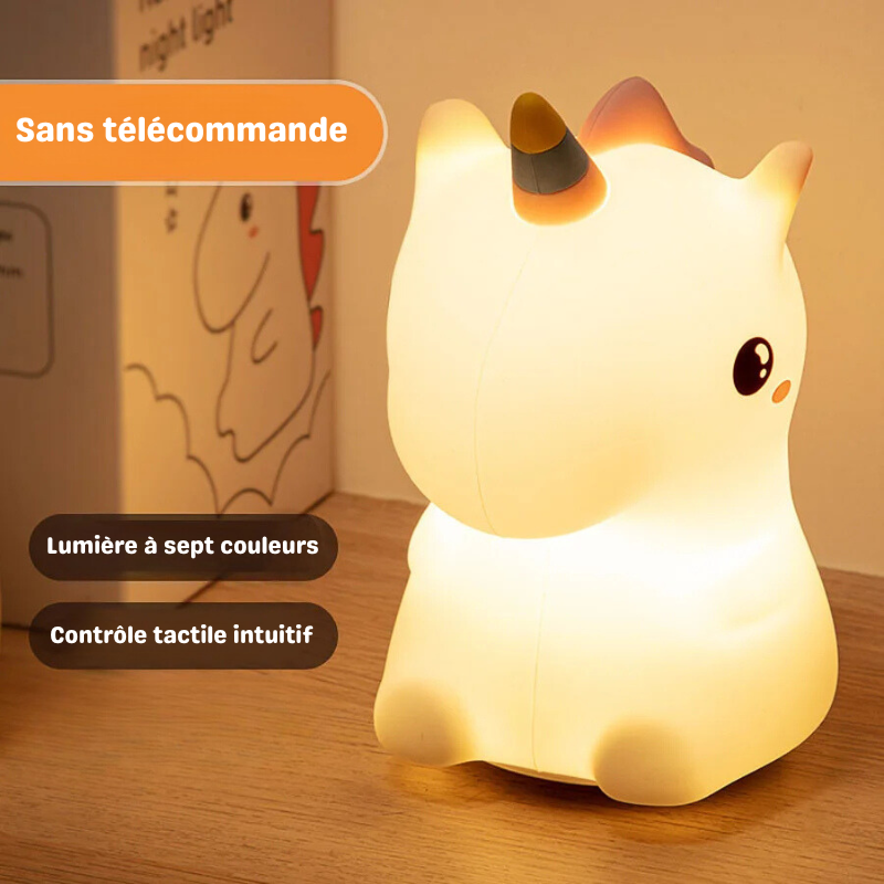 Veilleuse bébé et enfant licorne