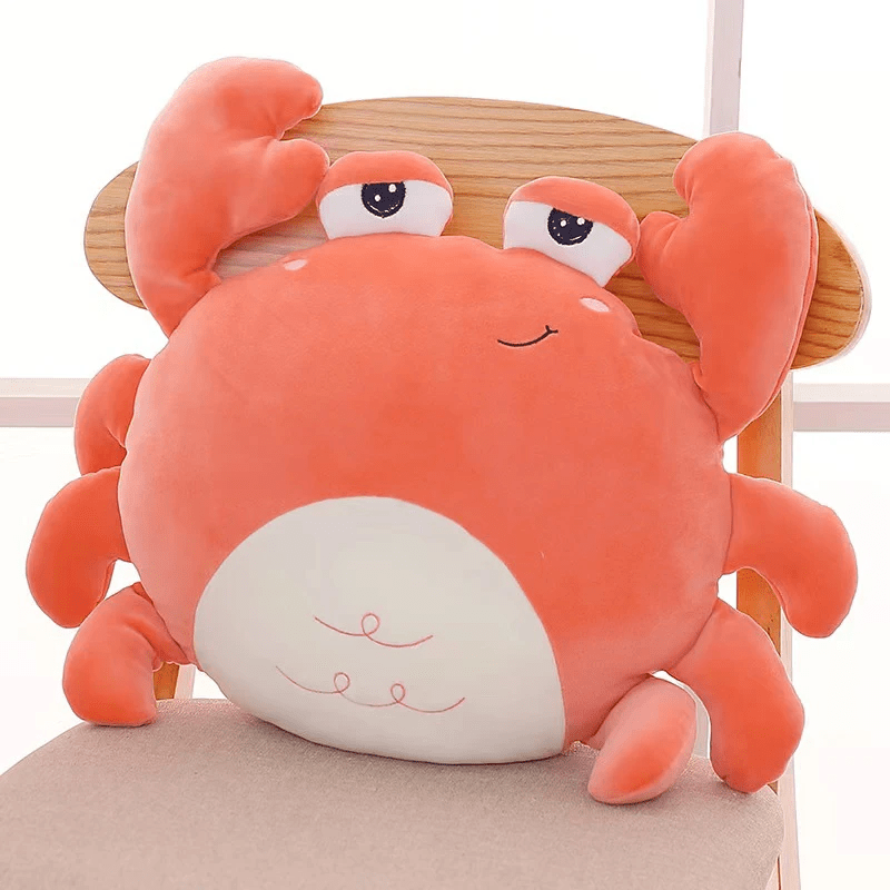 Coussins animaux décoratifs Baleine & Crabe - Pour chambre d'enfant